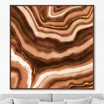 Agate Ambra Gold, the beauty of stone (105х105 см)