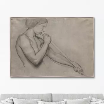 Angel Blowing a Trumpet, 1857г. (75х105 см)