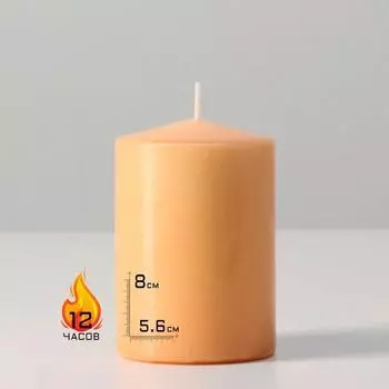 Ароматическая свеча Персик (8 см)