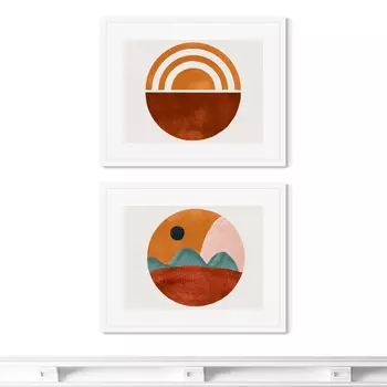 Around the sun (42х52 см - 2 шт)