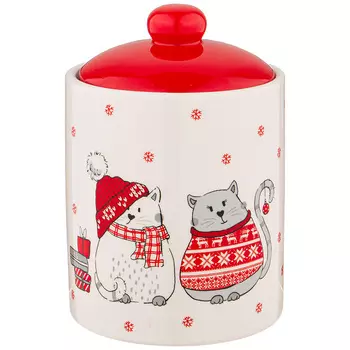 Банка Christmas gift (10х10х14 см)