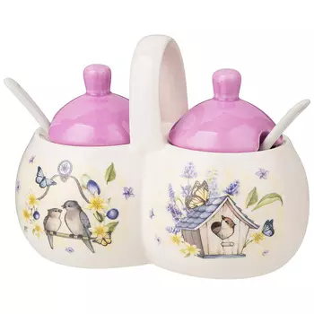 Банка Прованс лаванда (17х10х13 см)