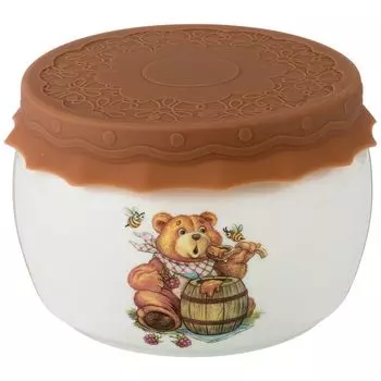 Банка для меда Мишка и мед (500 мл)