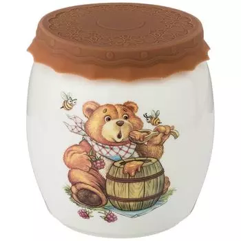 Банка для меда Мишка и мед (1000 мл)