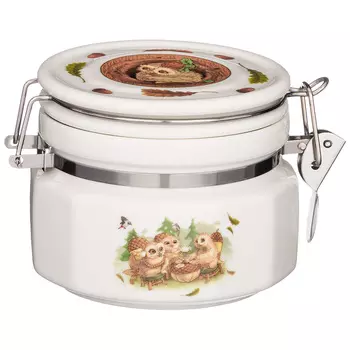 Банка с крышкой Совы (300 мл)