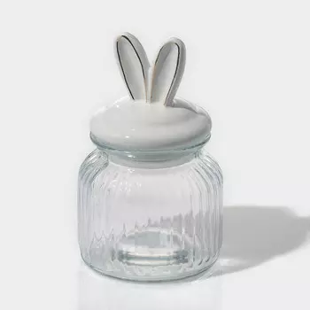 Банка Зайка в золотом (600 мл)