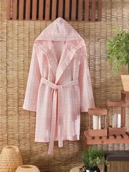 Банный Халат Alta цвет: розовый (2XL)