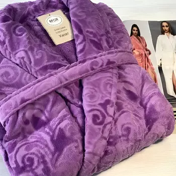 Банный халат Andaria цвет: лиловый (S-M)