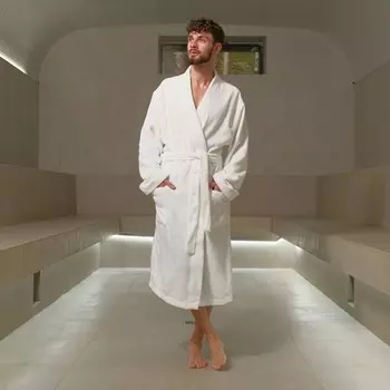 Банный халат Anetta цвет: белый (L)