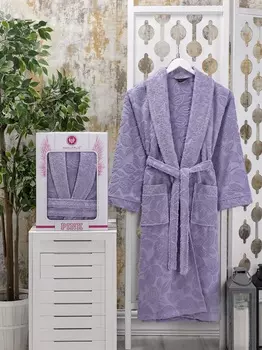 Банный халат Asiya цвет: фиолетовый (3XL)
