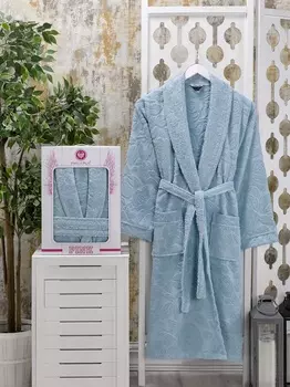 Банный халат Asiya цвет: зеленый (3XL)