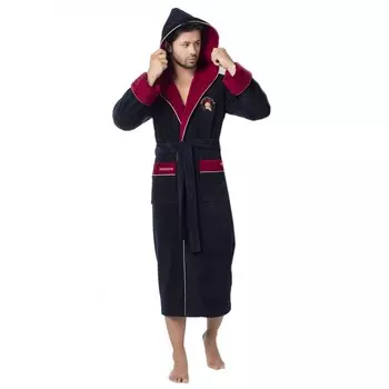 Банный халат Bamboo Triga цвет: темно-синий (2XL)