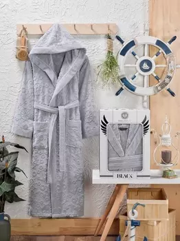 Банный халат Berbera цвет: светло-серый (xxL)