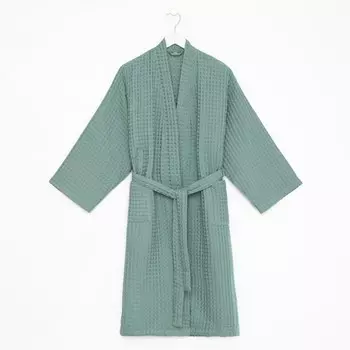 Банный халат Boho цвет: светло-зеленый (XS)