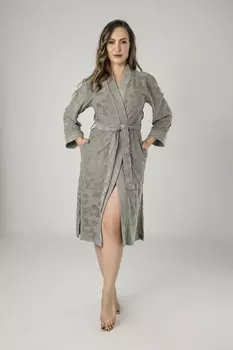 Банный халат Bosko цвет: серый (3XL)