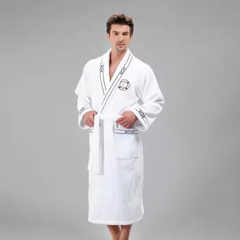 Банный халат Caleb цвет: белый (XL)