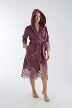 Банный халат Clair цвет: фиолетовый (S)