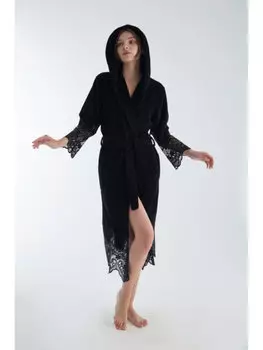 Банный халат Dakira цвет: черный (3XL)