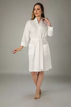 Банный халат Enny цвет: кремовый (2XL)