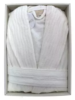 Банный халат Frida цвет: кремовый (xL)