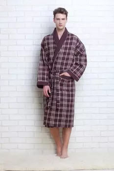 Банный халат Gina Цвет: Коричневый (xxxL)