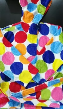 Банный халат Горошек (M)