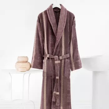 Банный халат Greek цвет: коричневый (2XL)