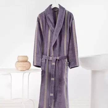 Банный халат Greek цвет: серый (2XL)