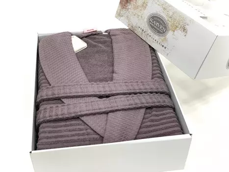 Банный халат Harosa цвет: лиловый (M)