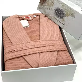 Банный халат Harosa цвет: персиковый (S)