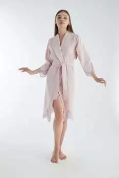 Банный халат Idetta цвет: пудровый (S)