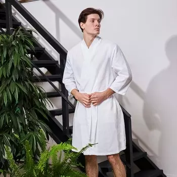 Банный халат Ivana цвет: белый (3XL)