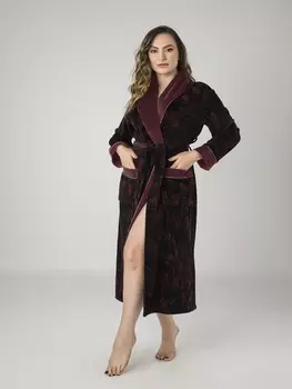 Банный халат Jakarli Цвет: Бордовый (xxxL)
