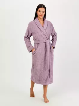 Банный халат Janessa Цвет: Сиреневый (M)