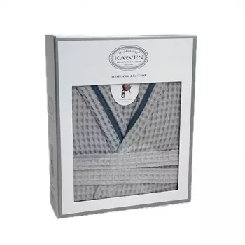 Банный халат Этери цвет: серый (XL)