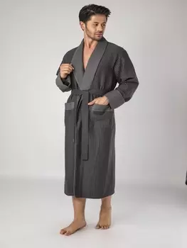 Банный халат Jimi цвет: темно-серый (4XL)