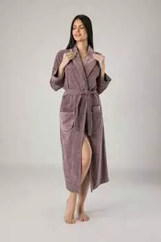 Банный халат Katrina цвет: светло-фиолетовый (M)