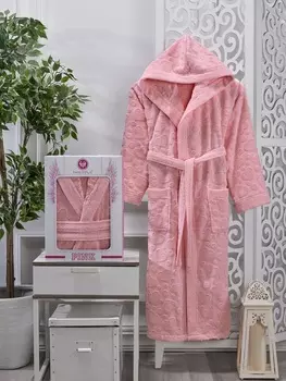Банный халат Khandela цвет: розовый (xxxL)