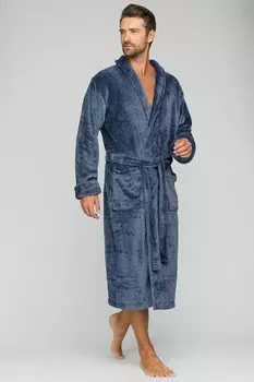 Банный халат Leger Цвет: Синий Меланж (xxxL)