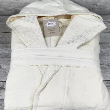 Банный халат Leta цвет: кремовый (L-XL)