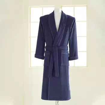 Банный халат Linus цвет: темно-синий (S)