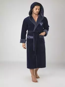 Банный халат Lizette Цвет: Темно-Синий (xxxL)
