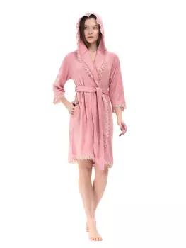 Банный халат Lonny цвет: розовый (XL)