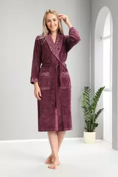 Банный халат Loyayellow Цвет: Фиолетовый (M)