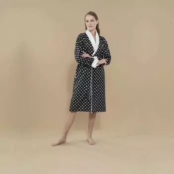 Банный халат Macchiato цвет: черный (S-M)