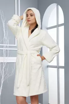 Банный халат Mayer Bukle цвет: кремовый (S)