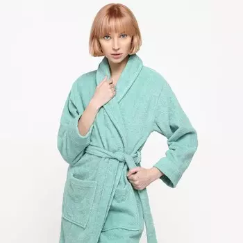 Банный халат Miranda Soft цвет: аквамарин (XL)