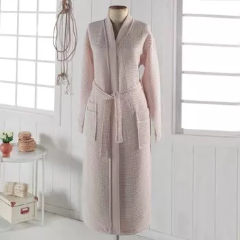 Банный халат Neva цвет: пудровый (L)