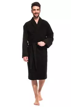 Банный халат Nick цвет: черный (3XL)