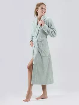 Банный халат Nora цвет: ментоловый (XL)
